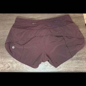 Dark Purple Lululemon Shorts